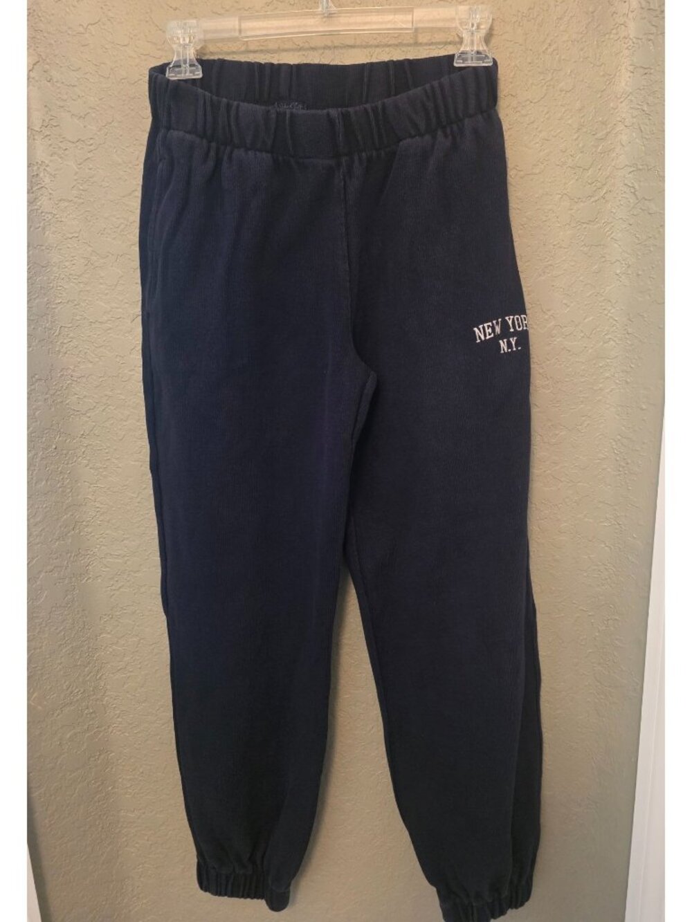 John Galt New York Ladies Blue Medium Weight Joggers S